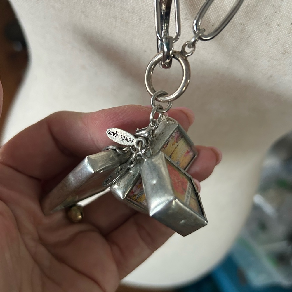 Silver Charm Pendant Necklace - Picture 3 of 16